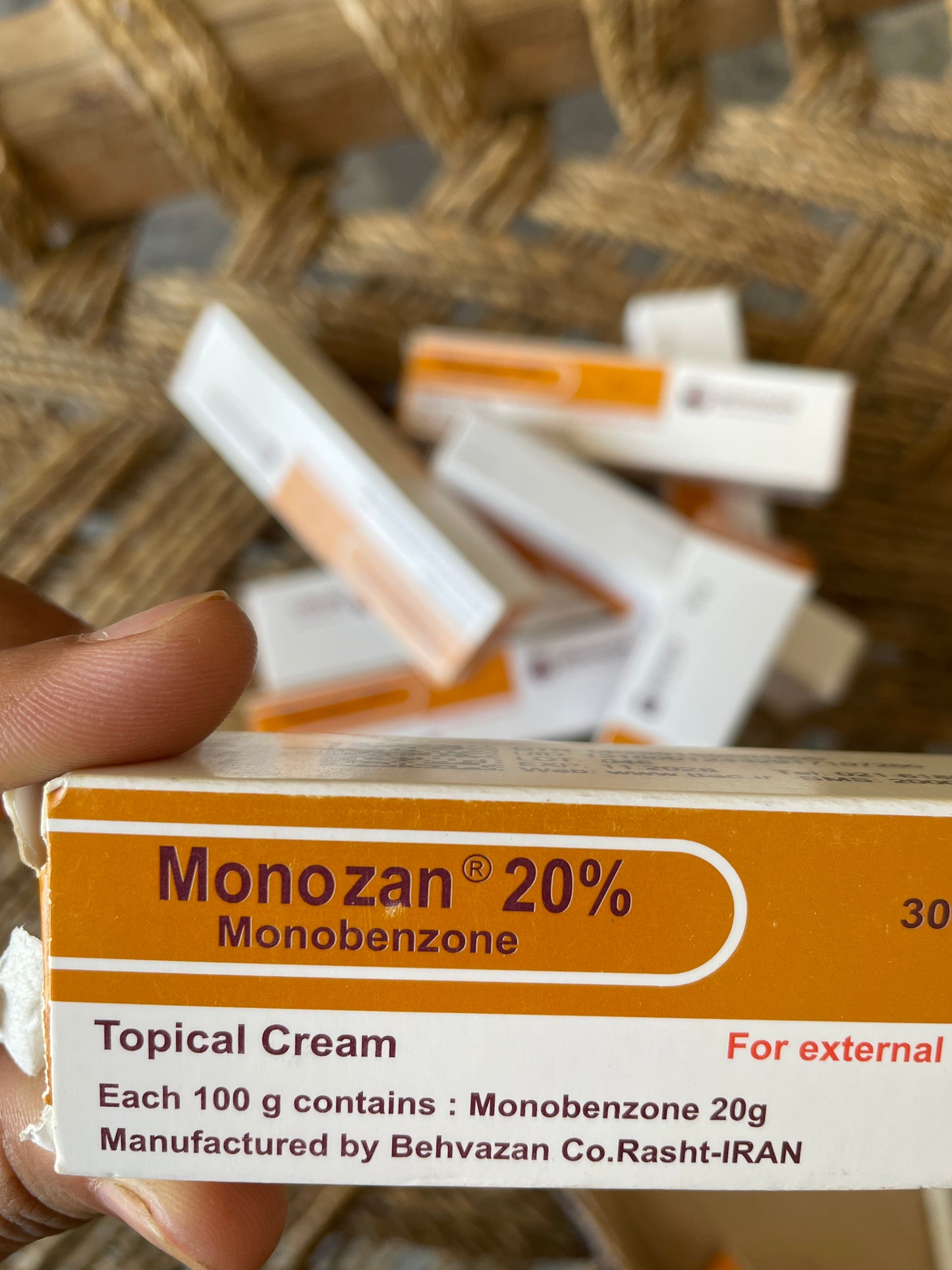 monobenzone cream 20% (pack of 5)
