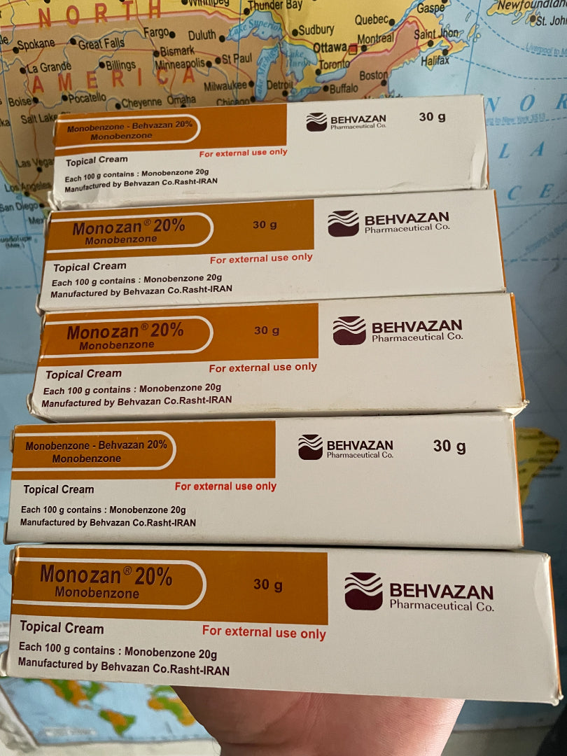 monobenzone cream 20% (pack of 5)